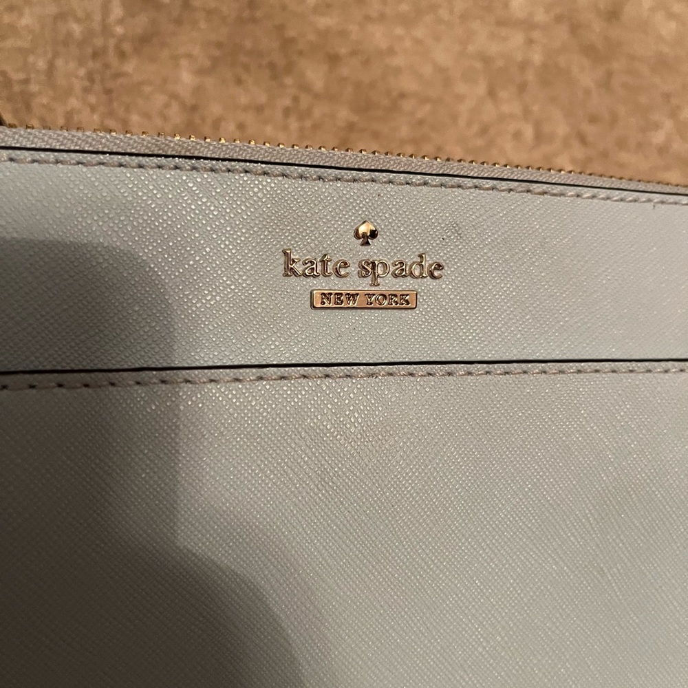 GUC Kate Spade Cameron Street Tenley Dusty Blue Crossbody - Picture 6 of 8